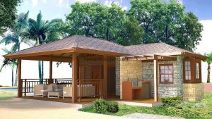 Bungalow house render
