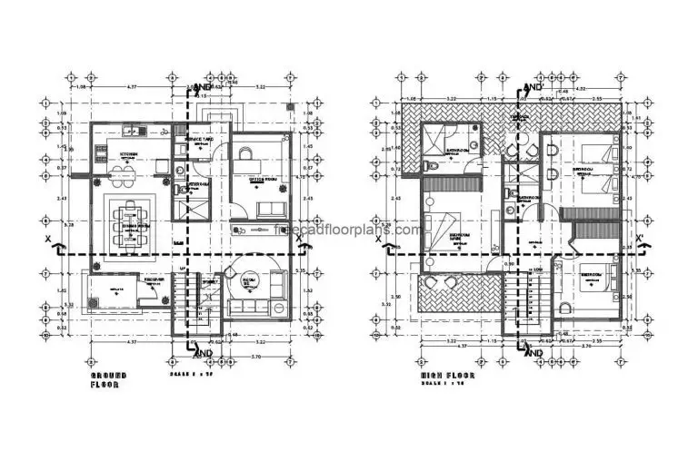 Simple Two-storey House, 2205201