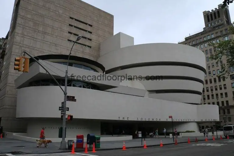 Solomon R. Guggenheim Museum AutoCAD Plan