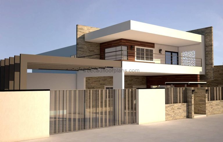 Modern House on Two Storeys, 2203211