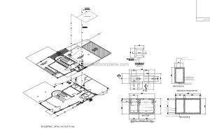 Sanitary Plant With Isometric Details DWG Autocad free download