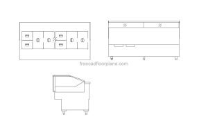Bain Marie, 2D Drawing AutoCAD Block dwg file for free download
