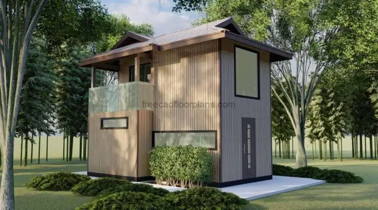Two Storey Tiny House With Loft, 367 sq. ft.