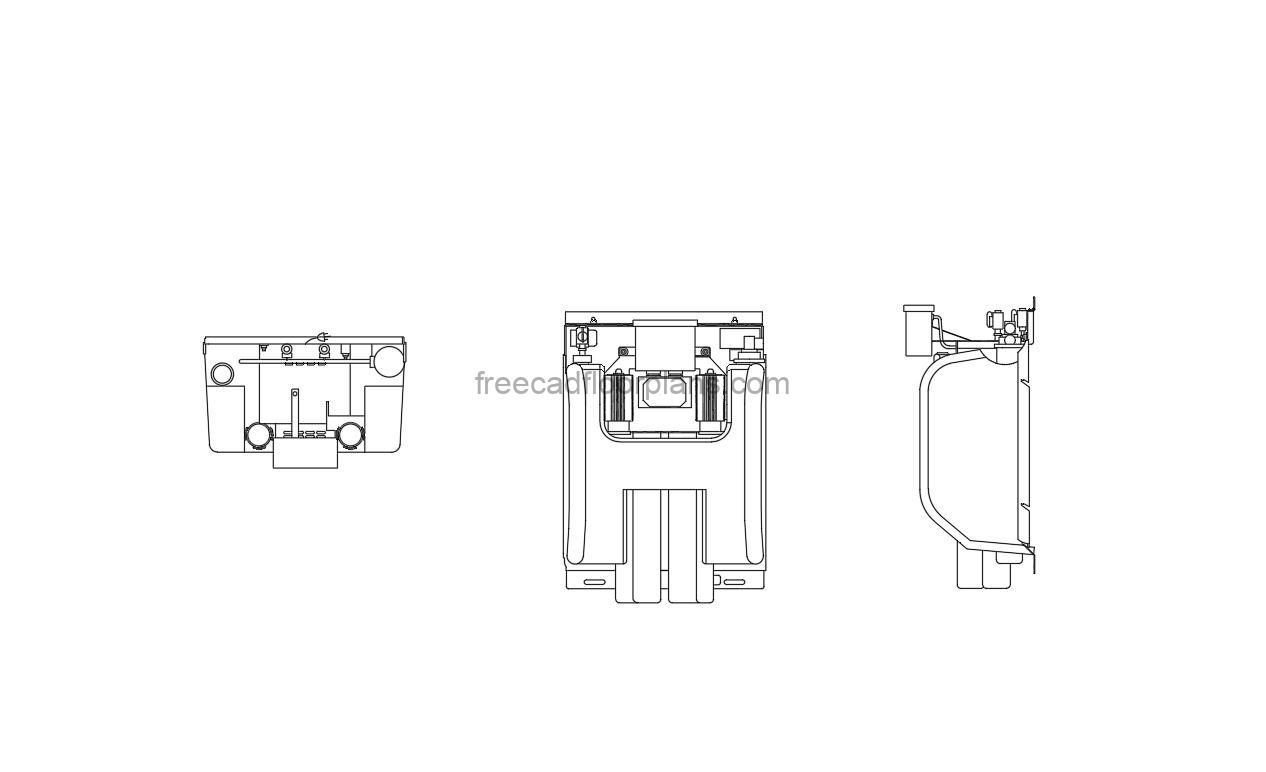 Reverse Osmosis System AutoCAD Block for free download