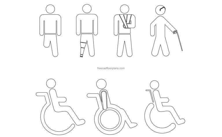 Disabled Logo, Different Versions