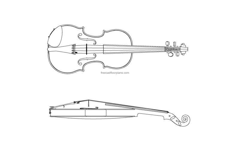 Violin, All 2D Views
