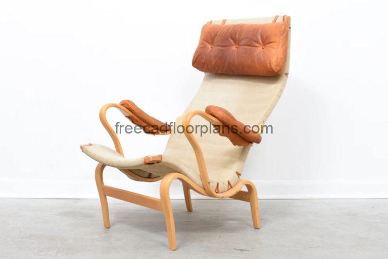 Pernilla Lounge Chair, AutoCAD Block