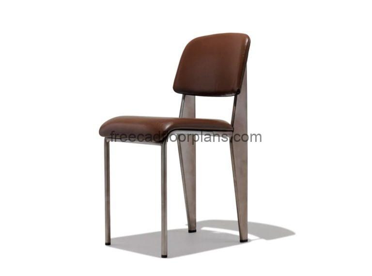 Prouve Chair, AutoCAD Block