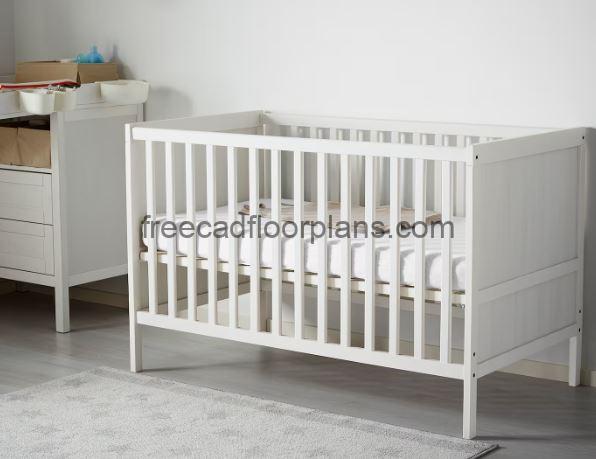 IKEA Hensvik Baby Crib
