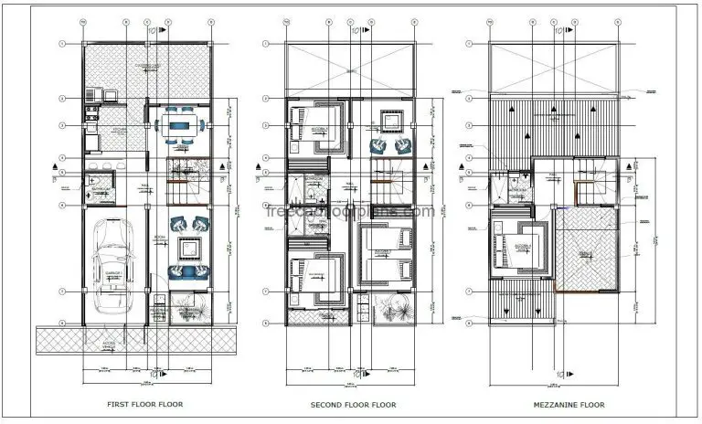 20×30 House With Car Parking PDF Drawing