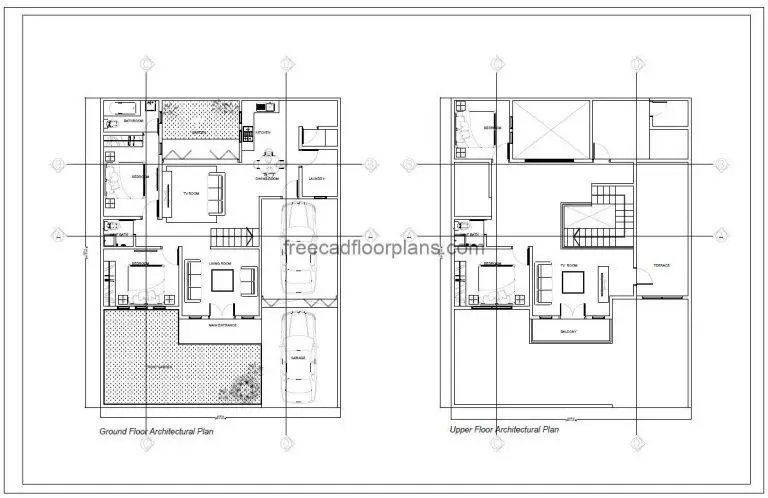 40×50 House Plan With Garden PDF Drawing