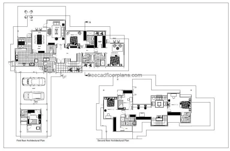 38×80 House With Garage PDF Drawing