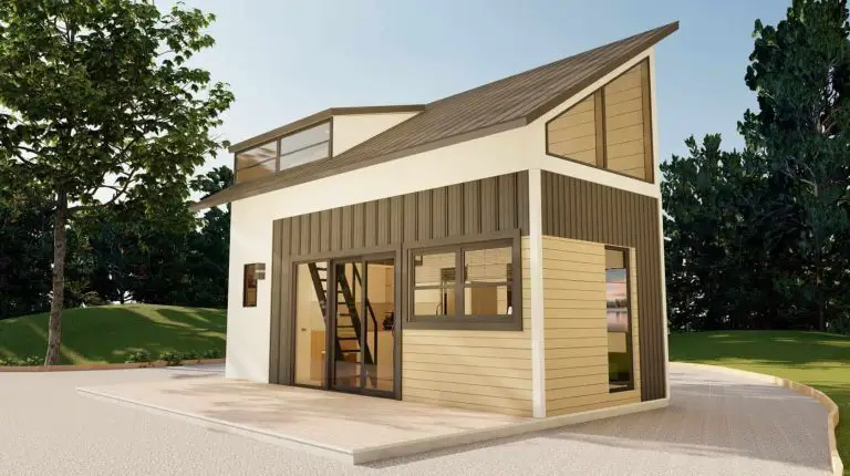 10×24 Tiny House With Stand Up Loft