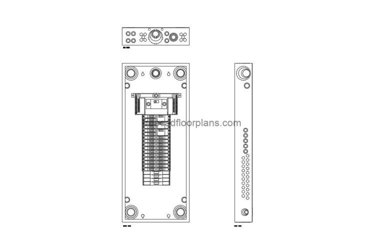 Main Distribution Board With Breakers