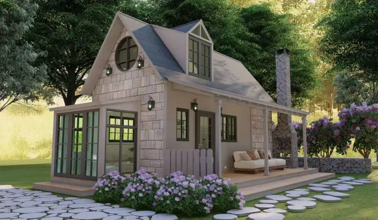 Tiny Cabin with Outdoor Fireplace-Loft-and Storage Room