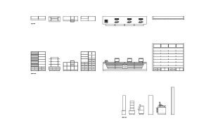 pharmacy furniture autocad drawing, plan and elevation 2d views, dwg file free for download