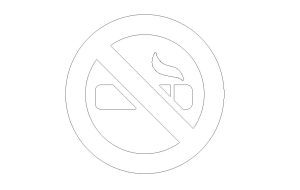 no smoking sing autocad drawing, elevation 2d views, dwg file free for download